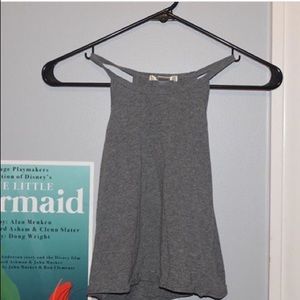 grey halter top